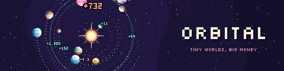 Orbital — title banner provided by antonbakinowsky on itch.io