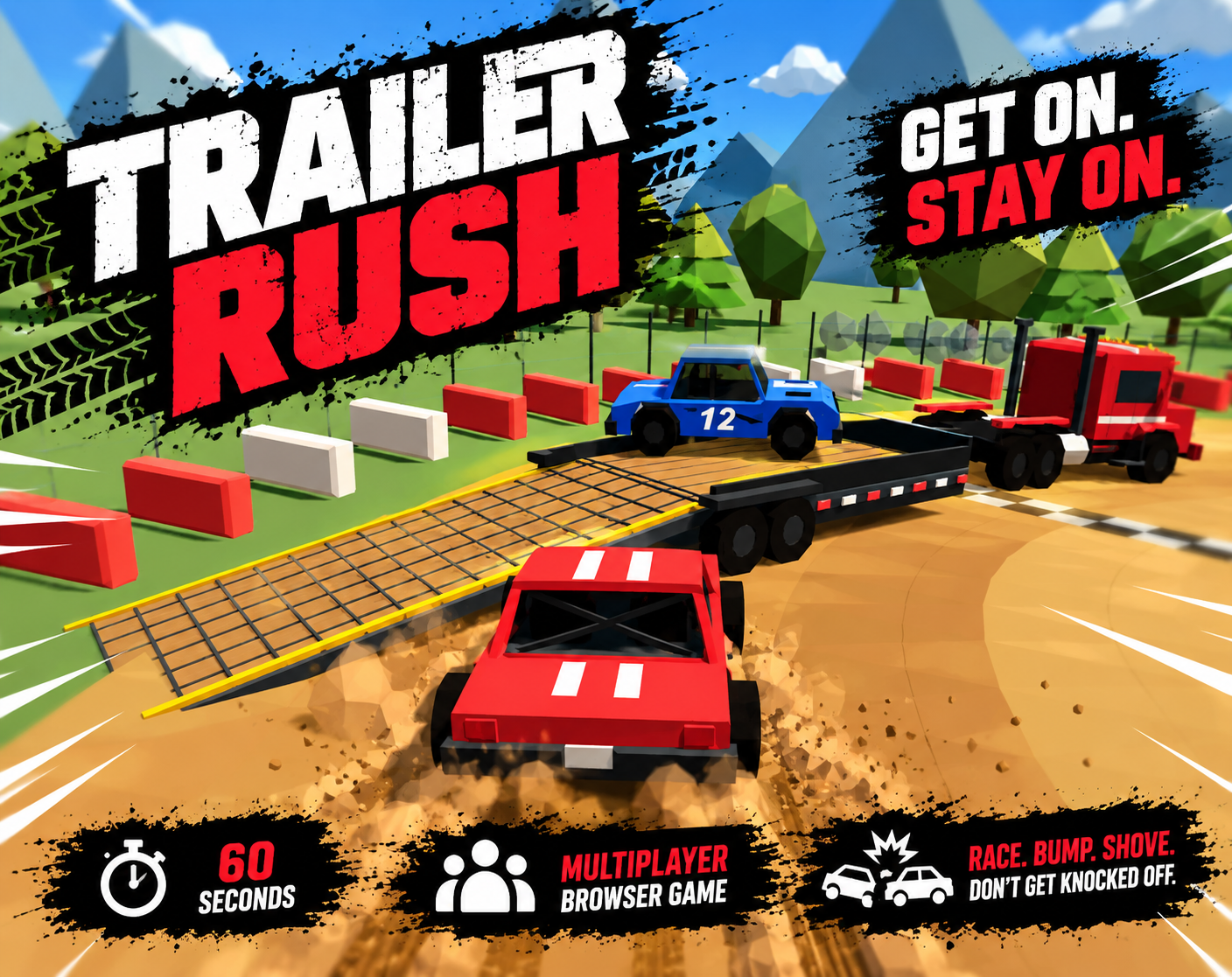 Trailer Rush — cover provided by inkFusionLabs on itch.io