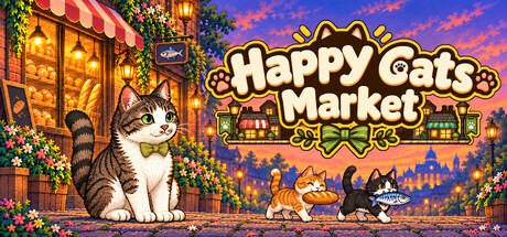 Happy Cats Market — official Steam cover